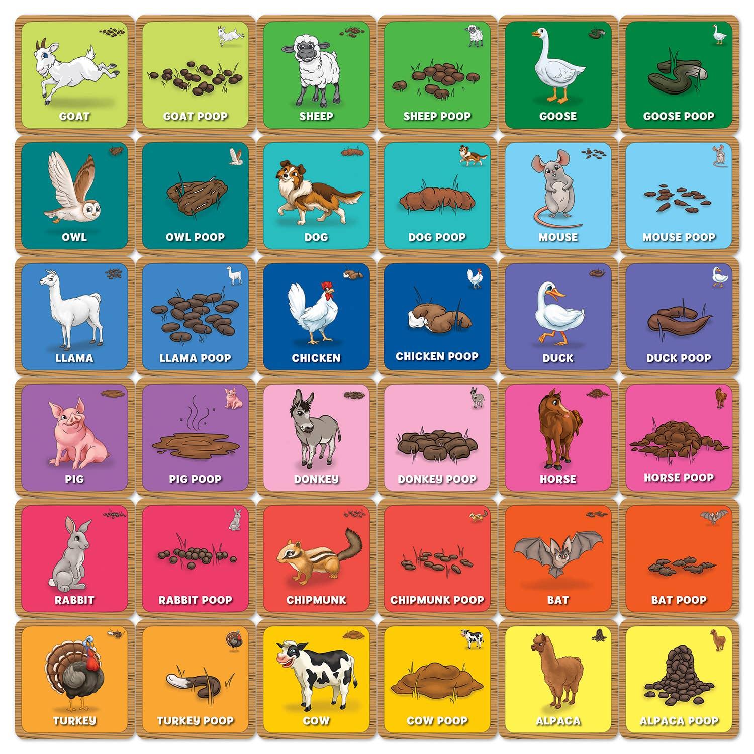 Old MacDonald's Farm - Animal Poop Matching Game - Image 2