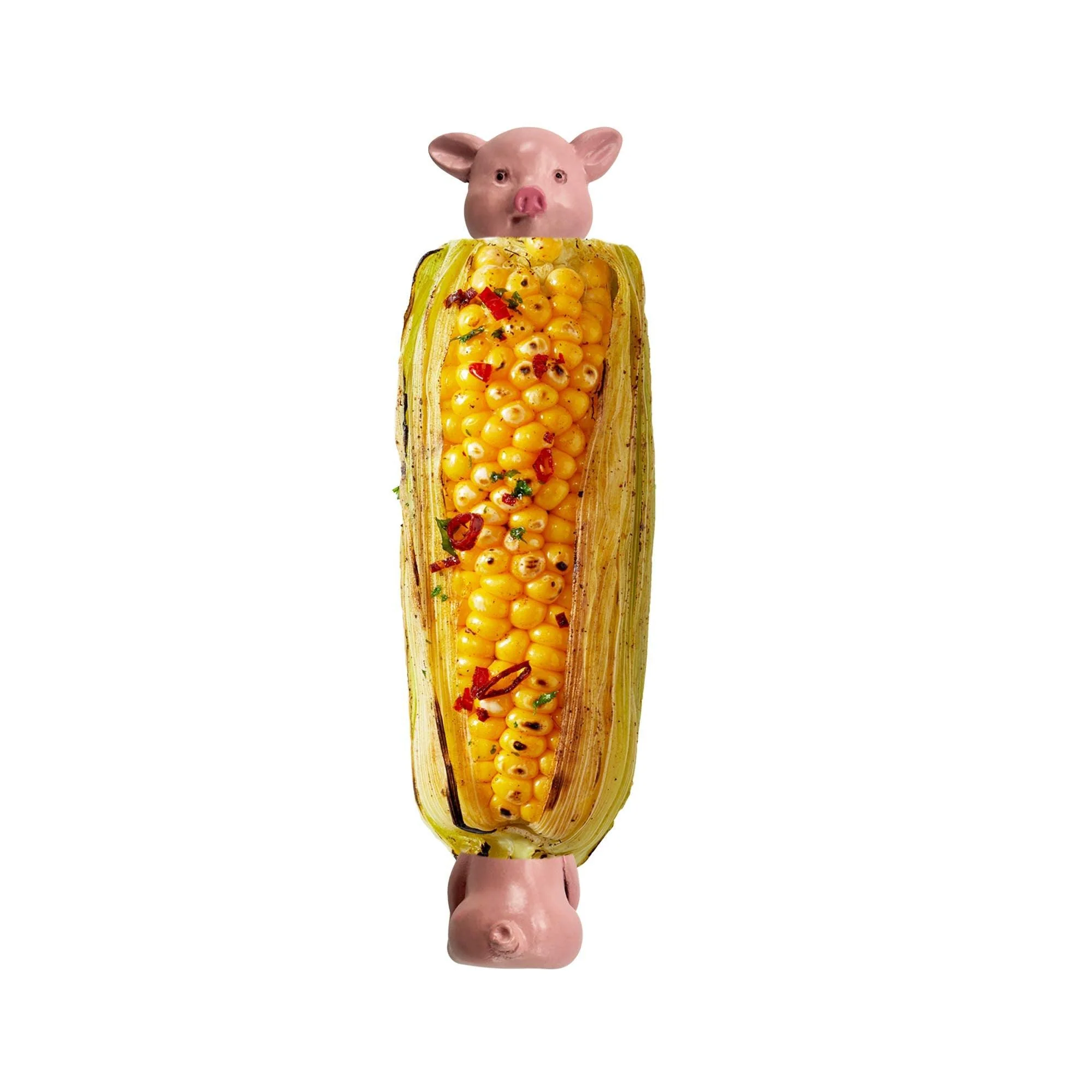 Piglets Corn Holders, Set of 4/pairs - Image 4