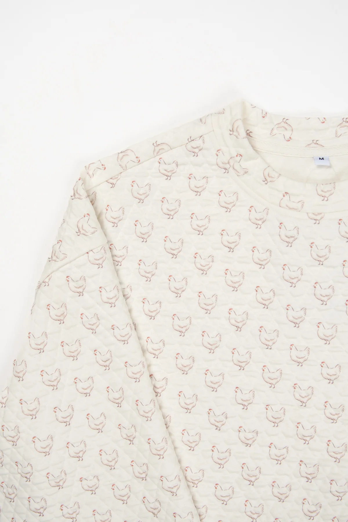 Oversized Quilted Chicken Sweater - Image 5