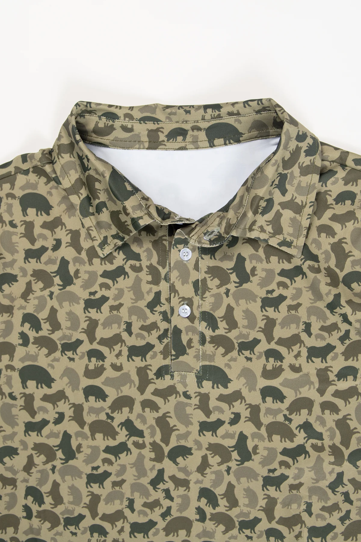 Pig Camo Adult Performance Polo - Image 4