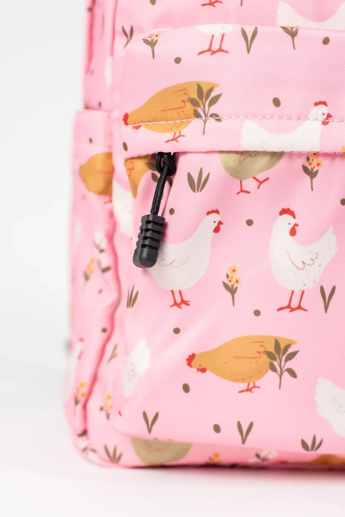 Pink Cottage Chicken Backpack - Image 11