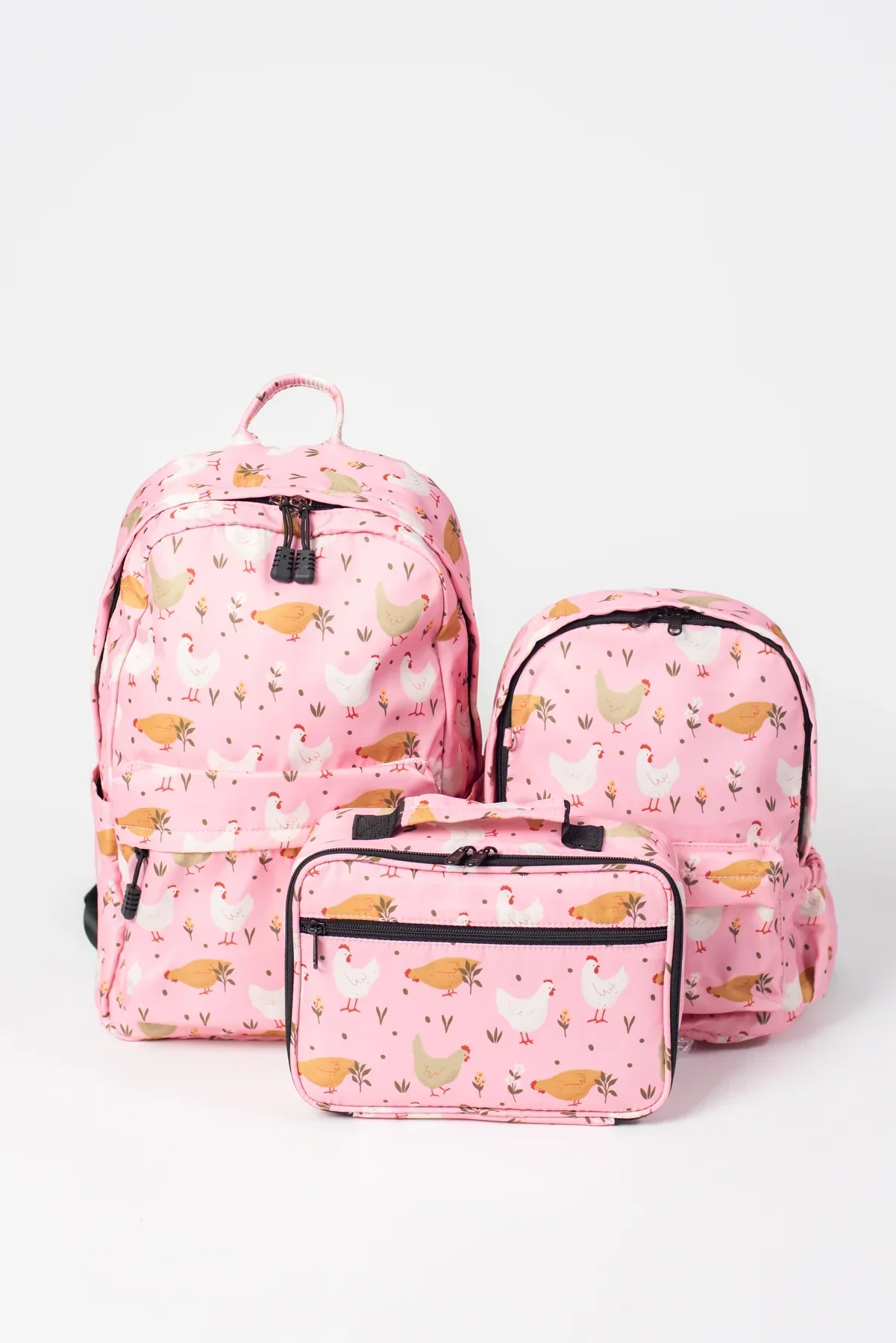 Pink Cottage Chicken Backpack - Image 14