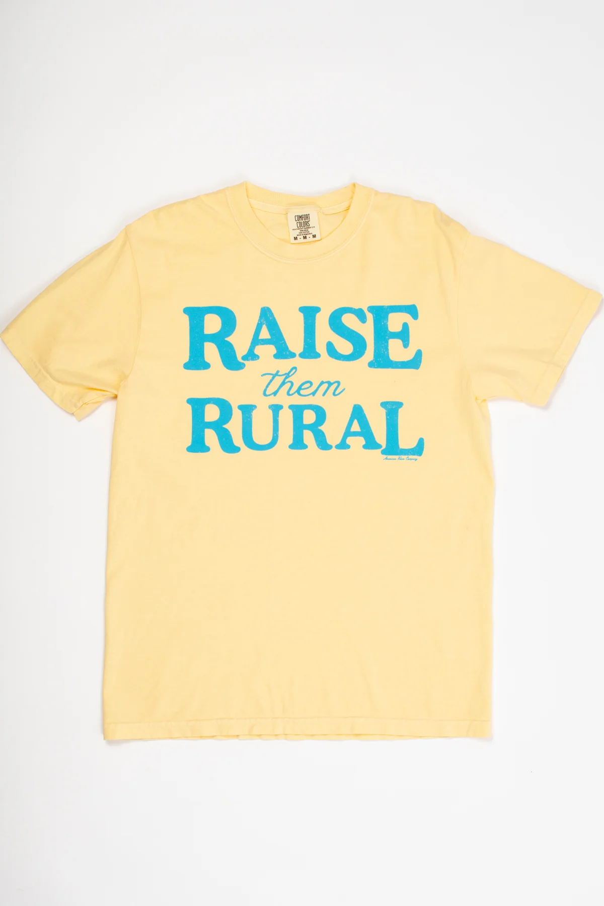 Raise them Rural' Yellow Tee - Image 5