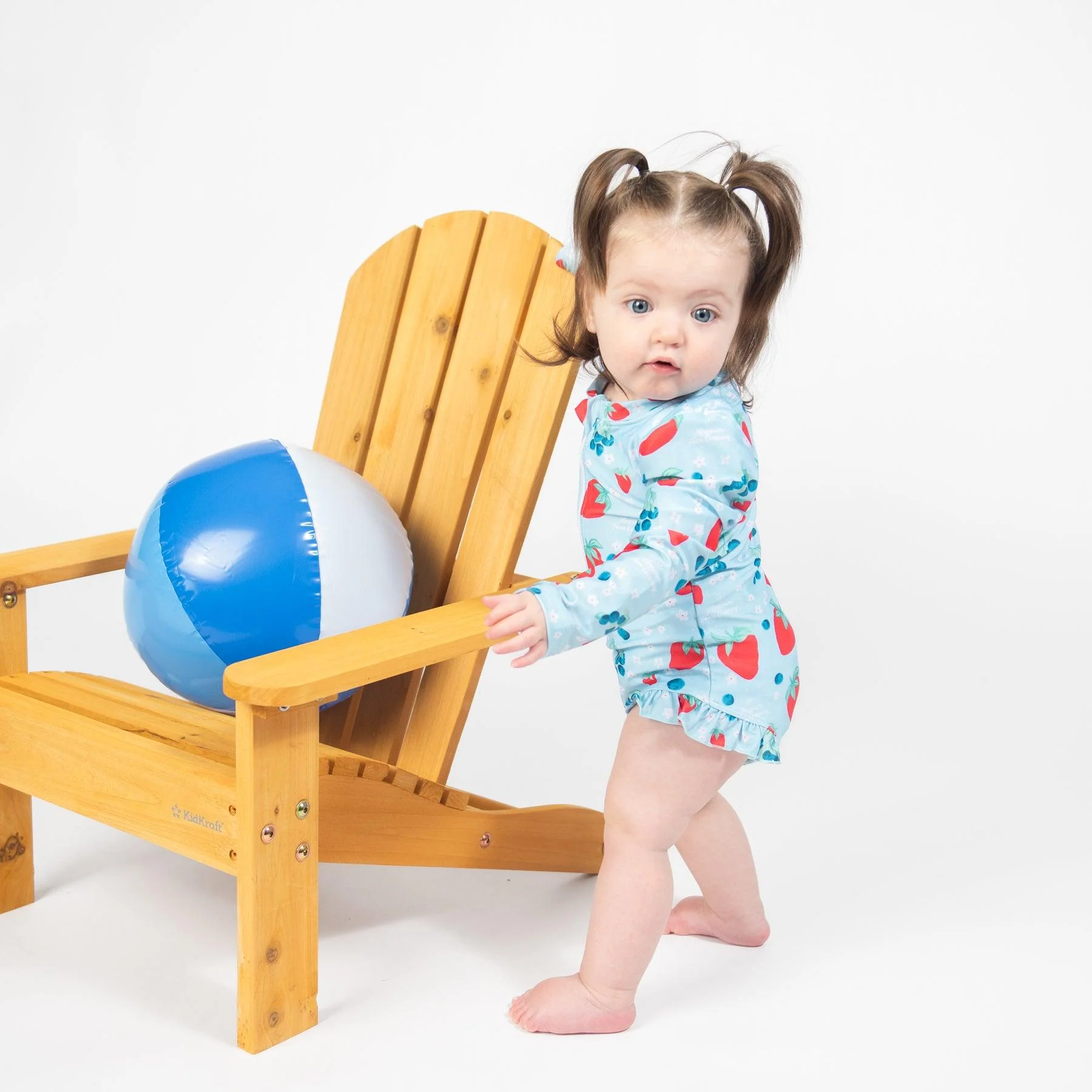 Red, White, & Blue Fruit Baby Longsleeve Swimsuit