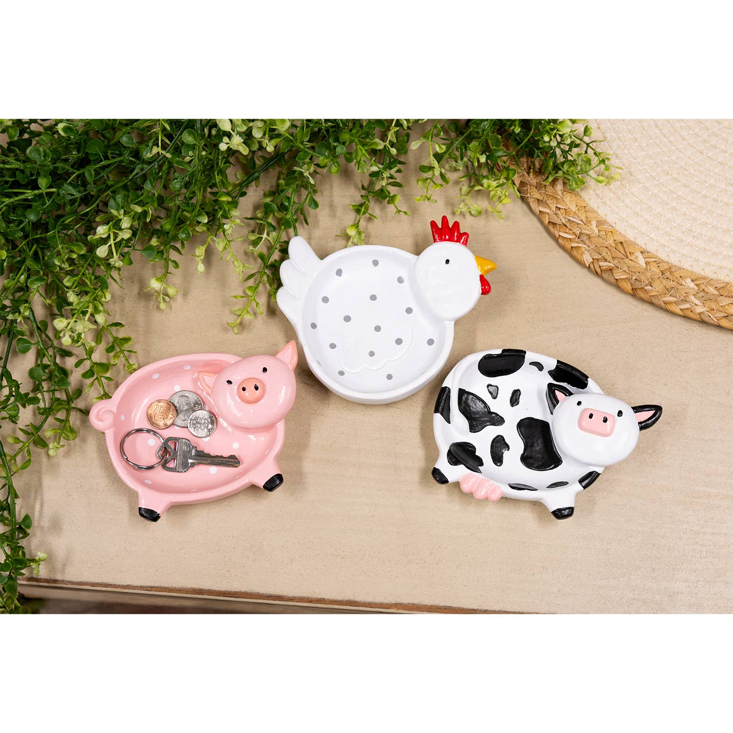 Black & White Cow Trinket Dish - Image 5