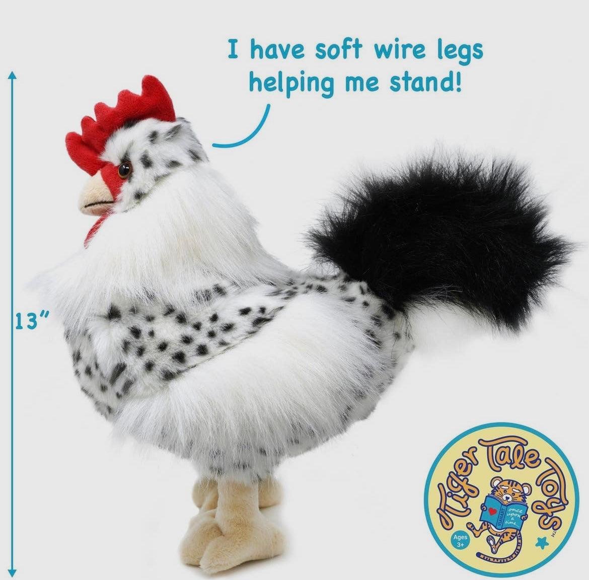 Rambles the Rooster' Stuffed Animal Plush - Image 2