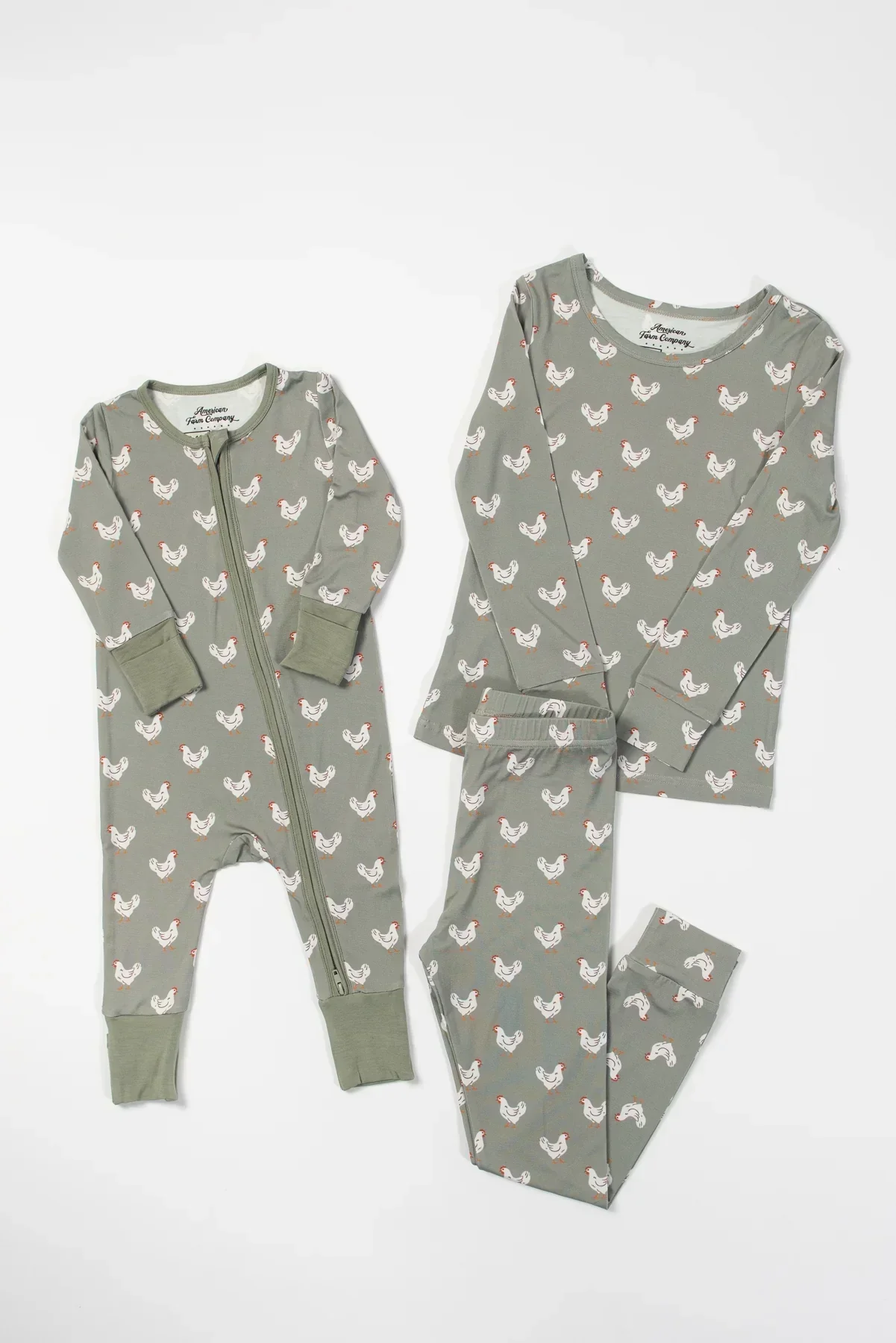 Sage Chickens Bamboo Baby Zippy - Image 8