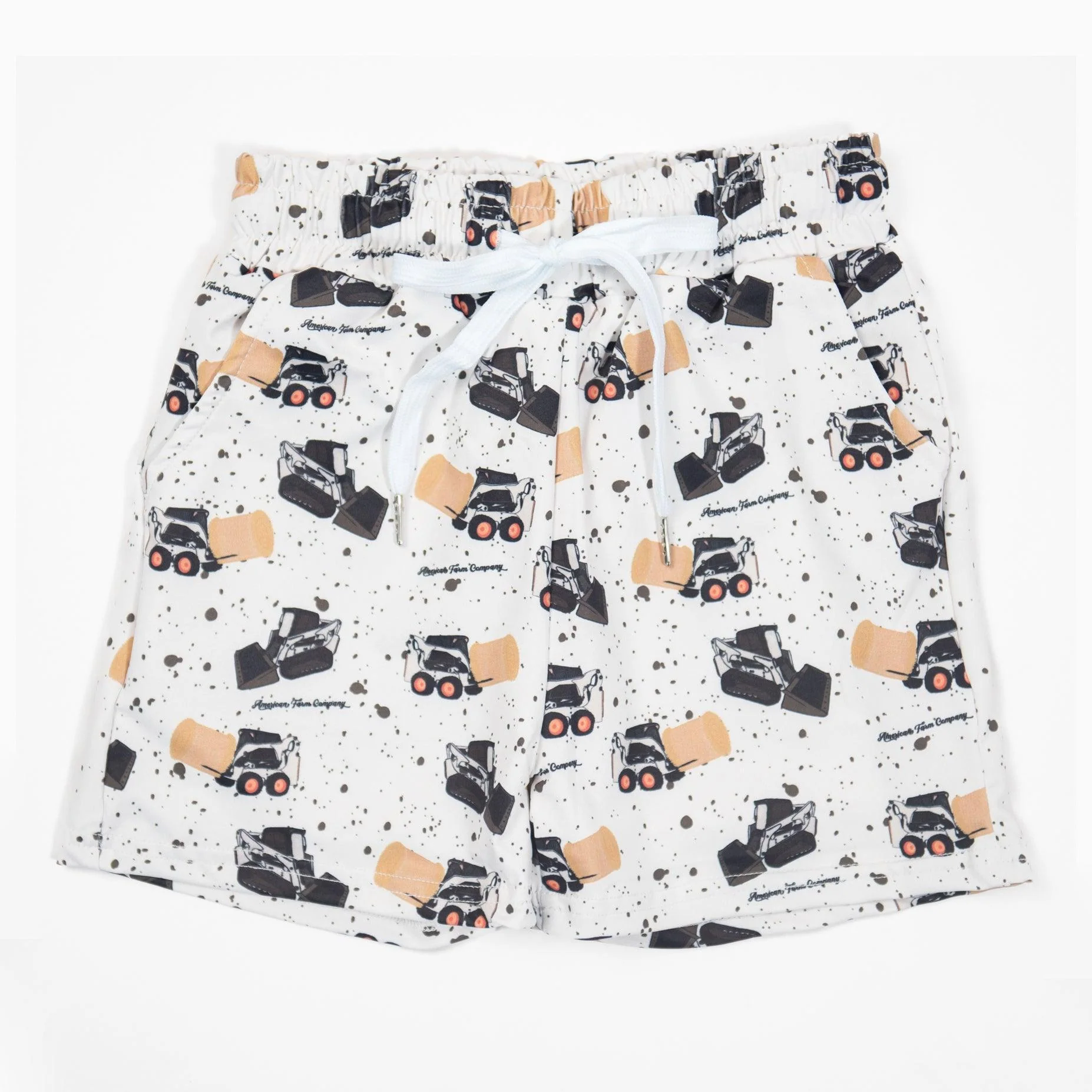 Skid Loader Baby Swim Trunk