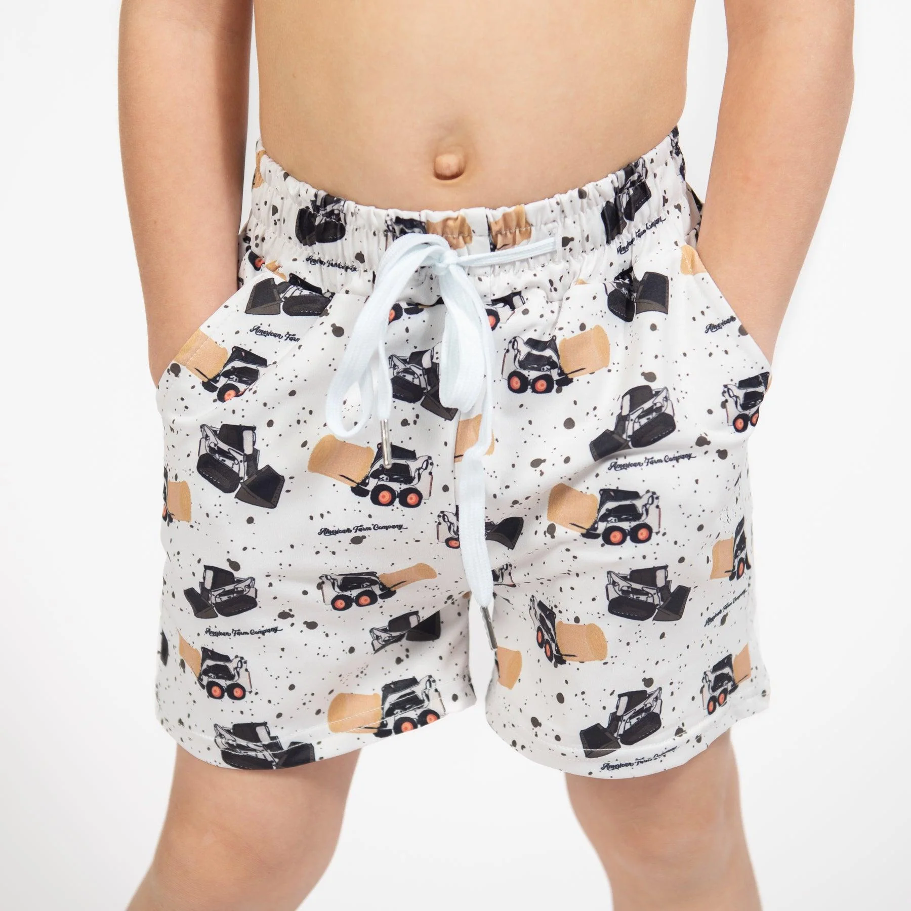 Skid Loader Baby Swim Trunk - Image 3