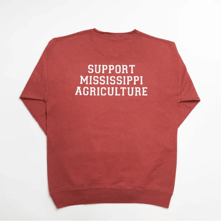 Mississippi - State Agriculture Red Crewneck - Image 2