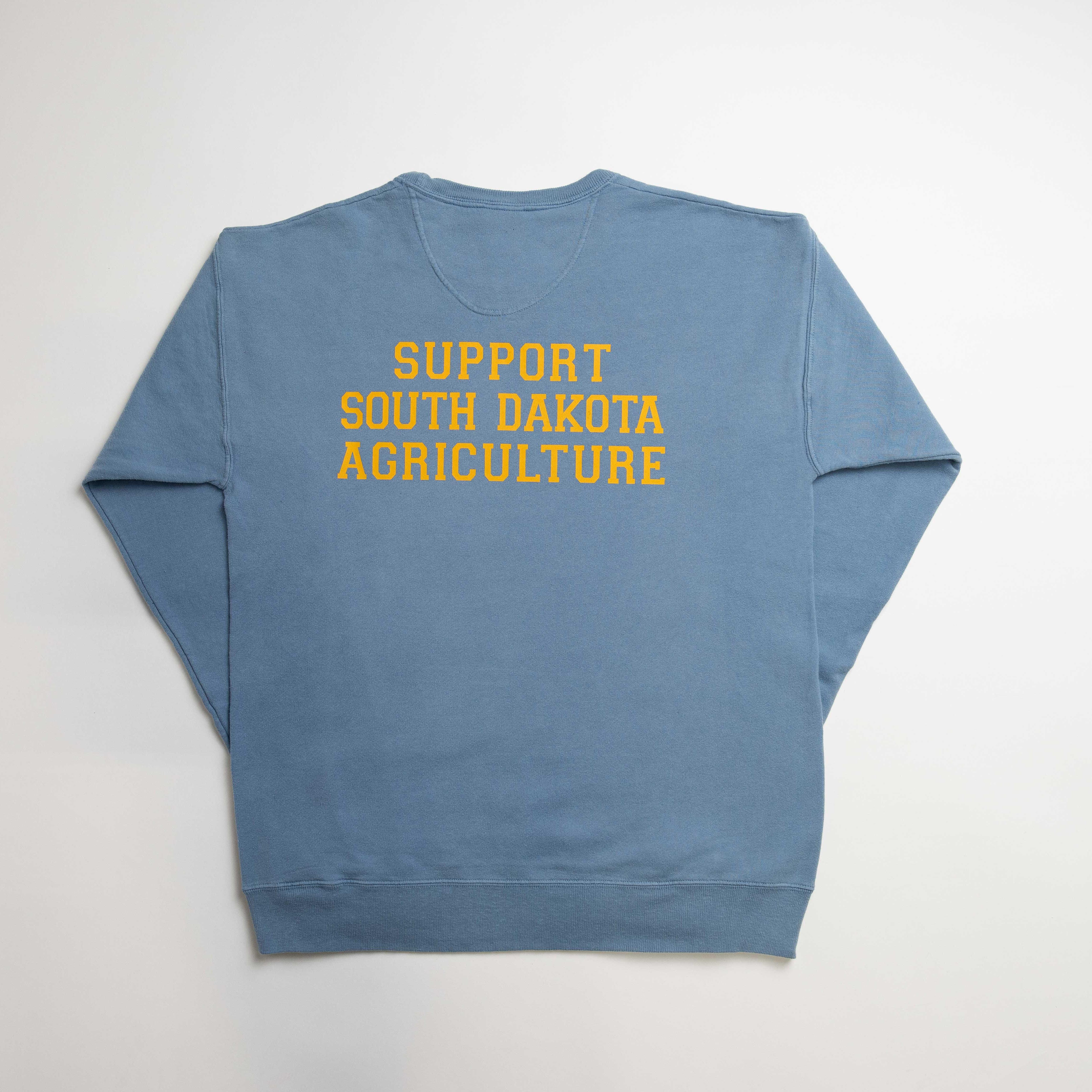 South Dakota - State Agriculture Blue Crewneck - Image 2
