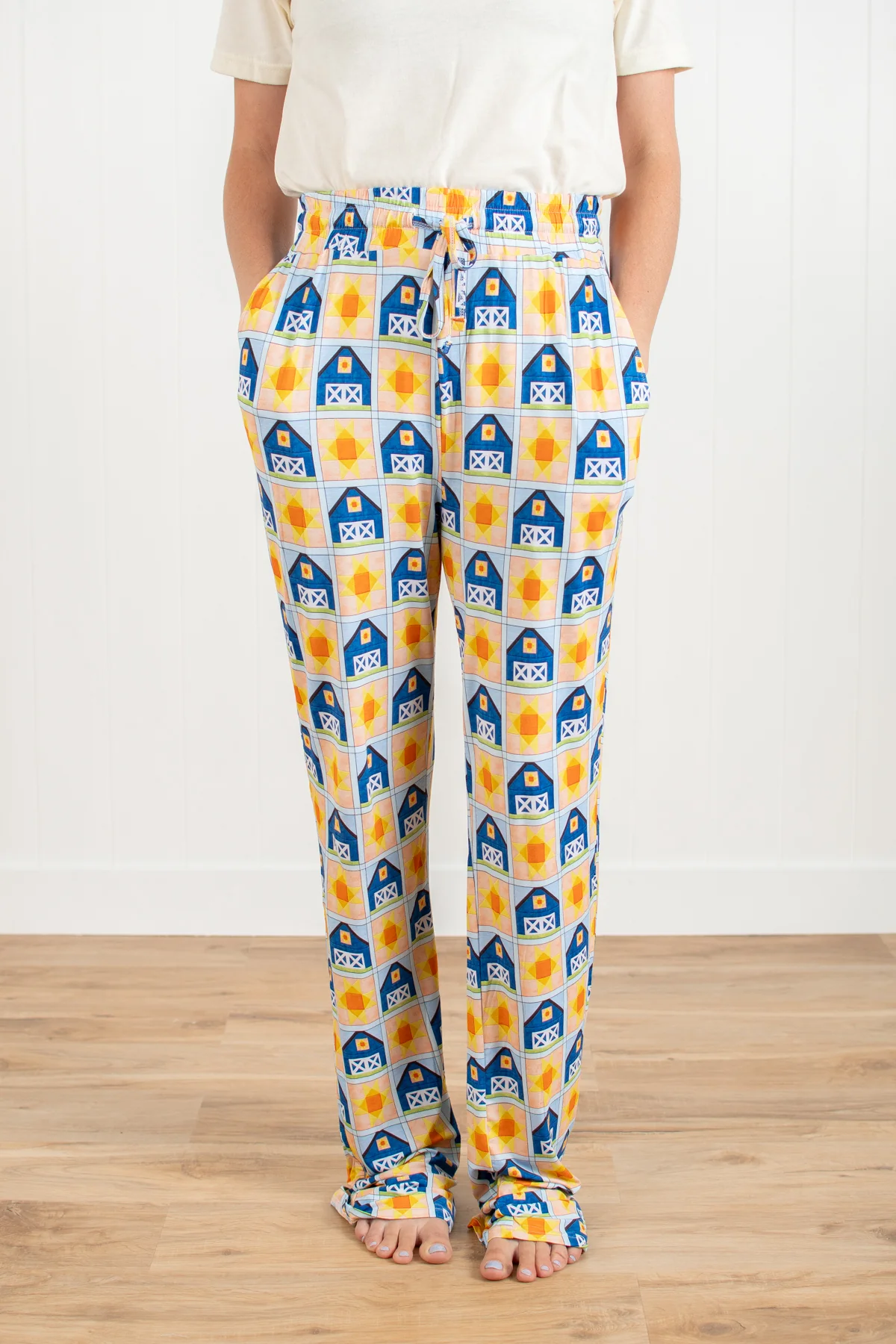 Sunny Barn Quilt Adult Bamboo Pajama Pants - Image 5