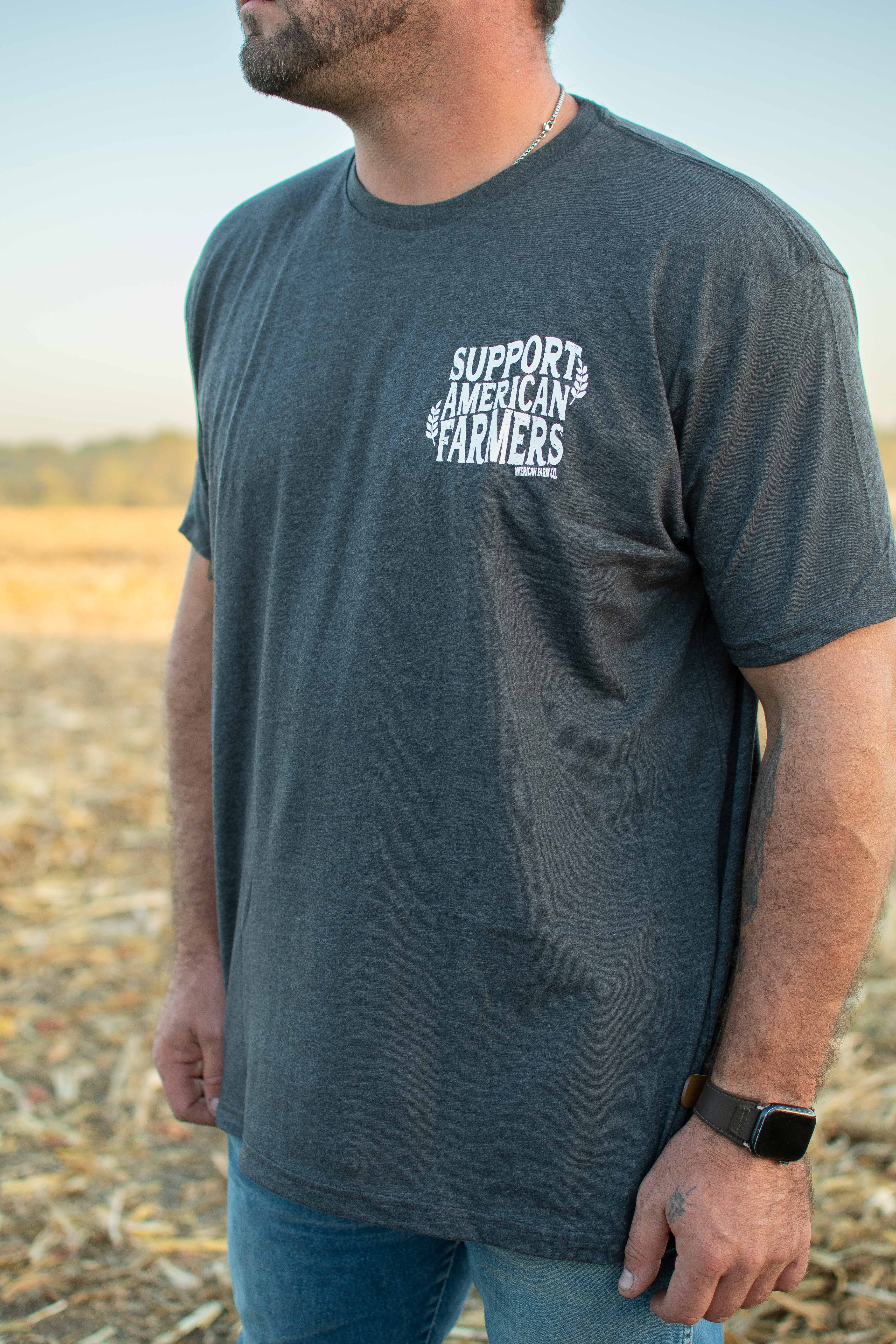 Support American Farmers' Wheat Tee - Image 2