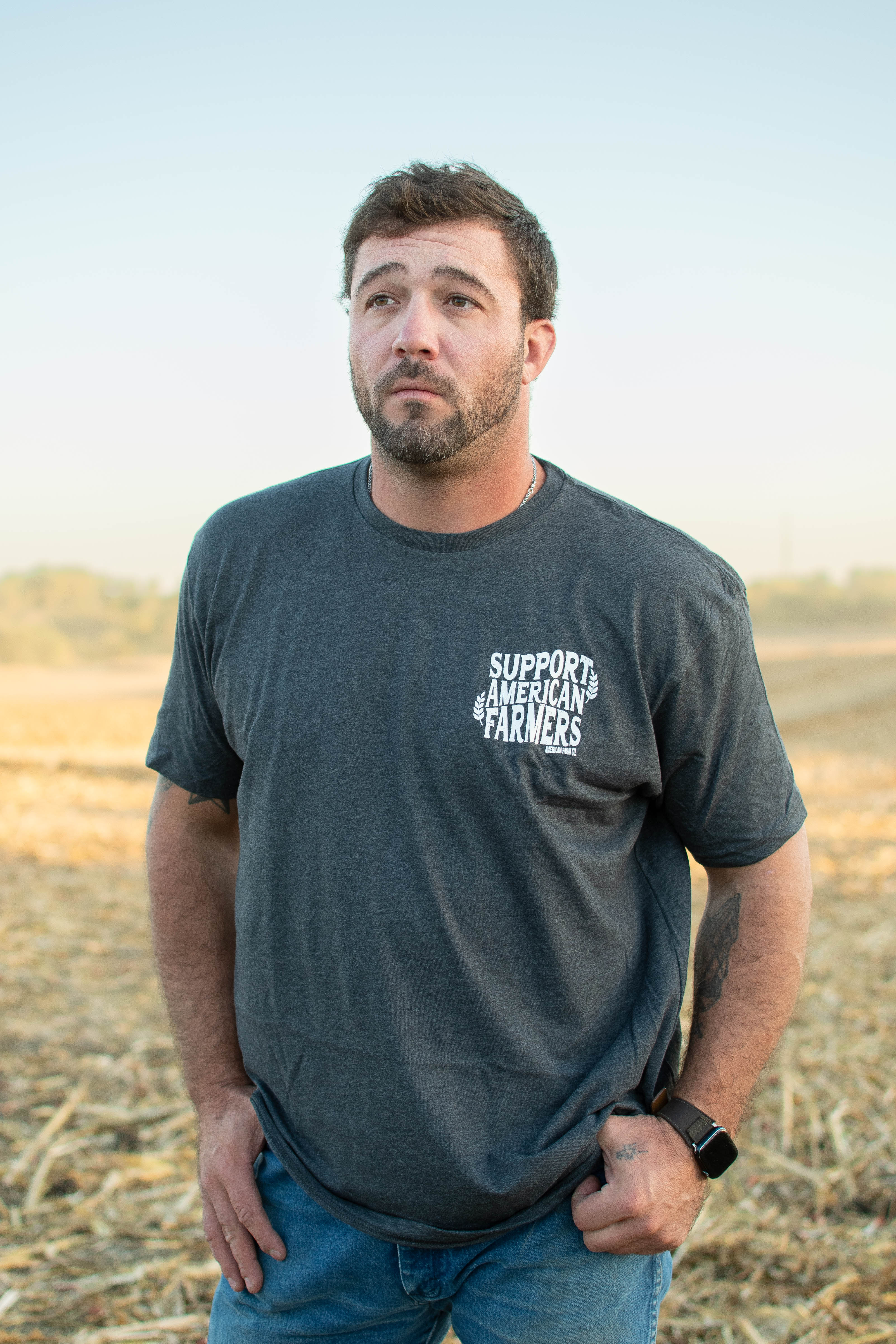 Support American Farmers' Wheat Tee - Image 3