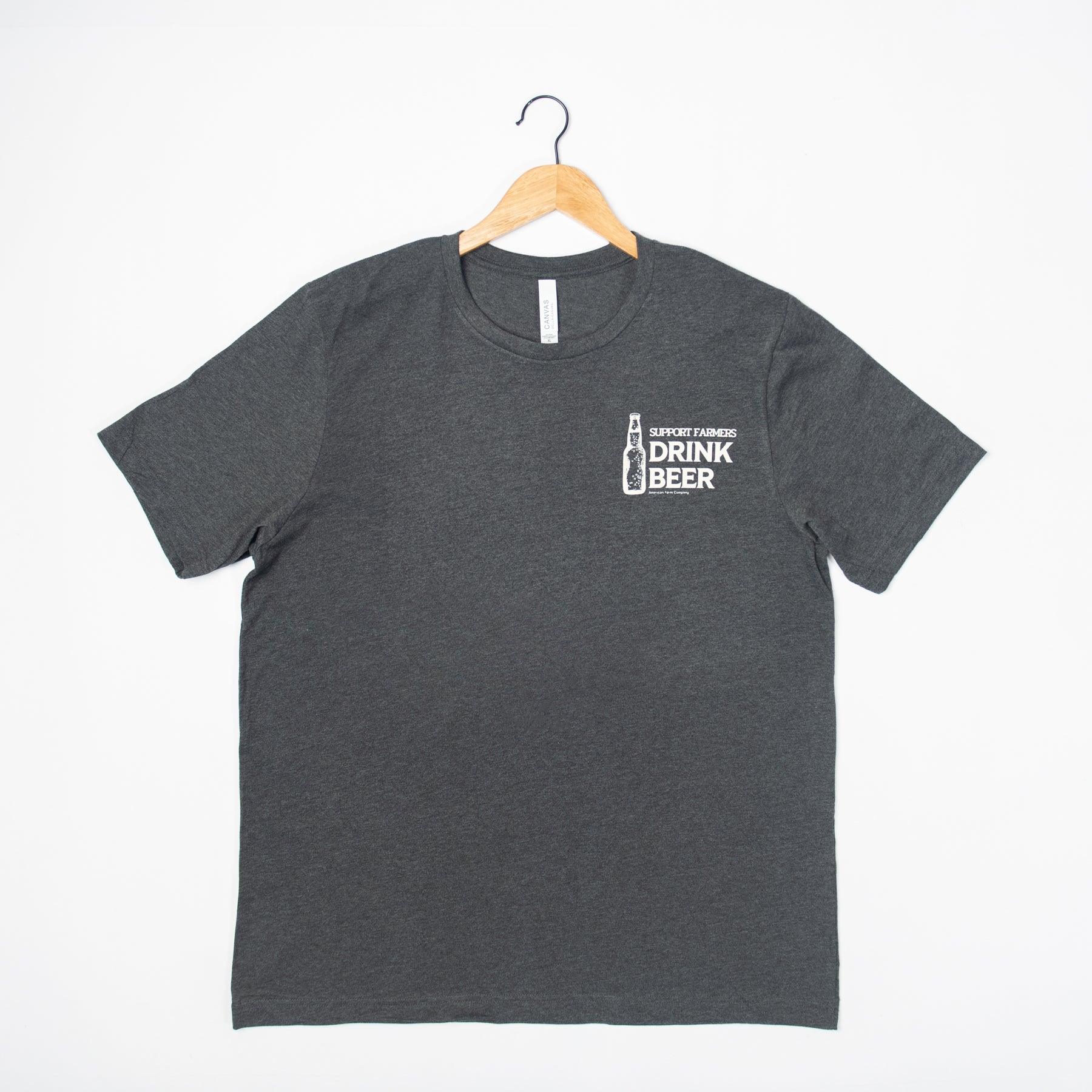 Support Farmers Drink Beer' Tee - Image 4