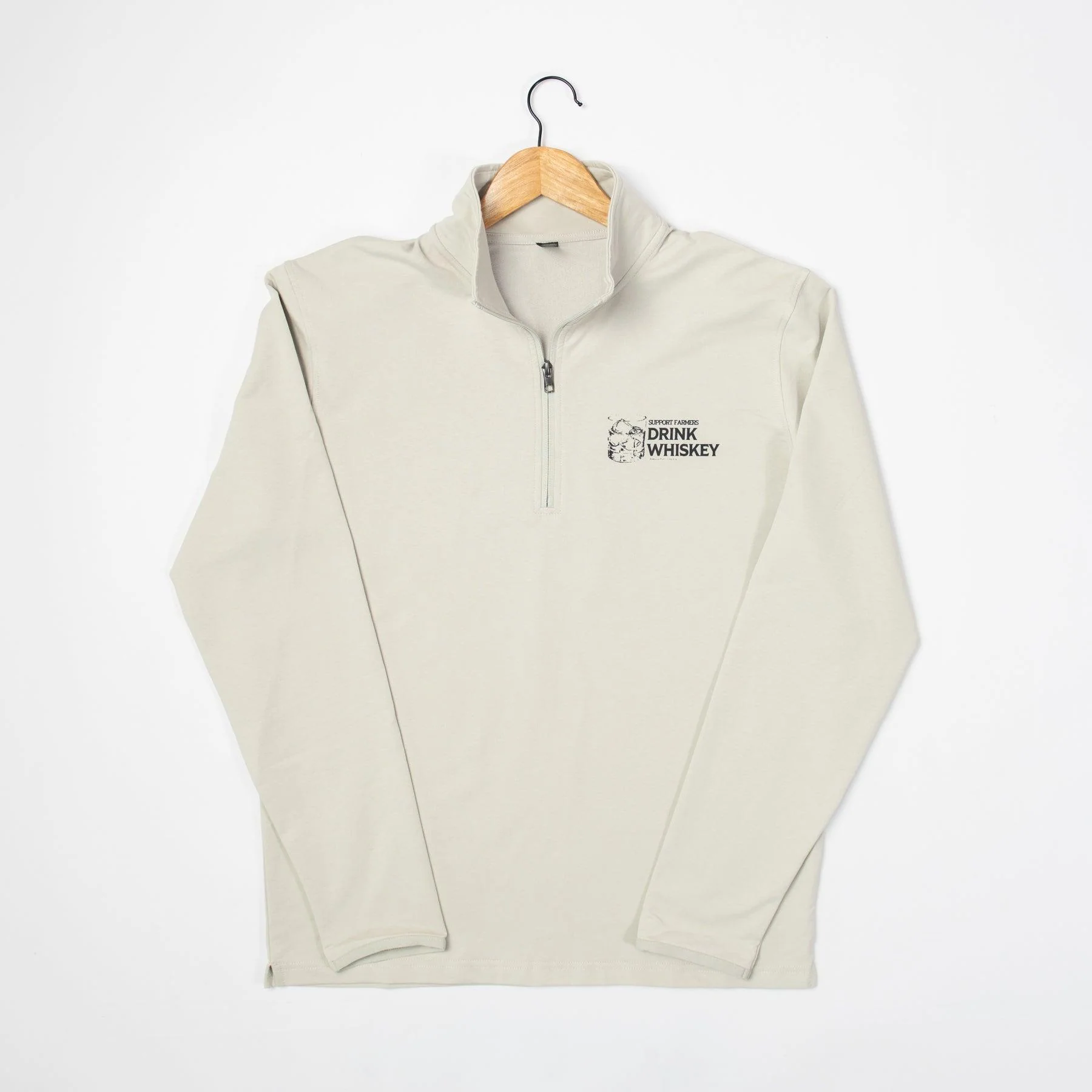 Support Farmers Drink Whiskey' Performance 1/4 Zip Pullover - Image 5