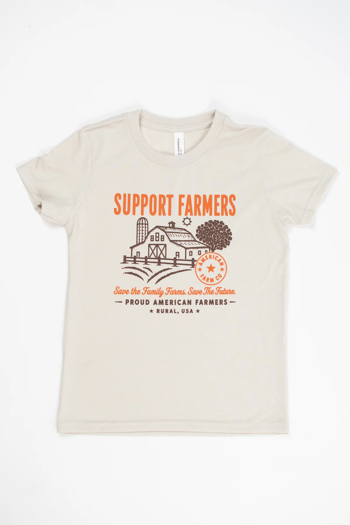 'Support Farmers - Save the Family Farms' Toddler/Youth T-Shirt - Image 3