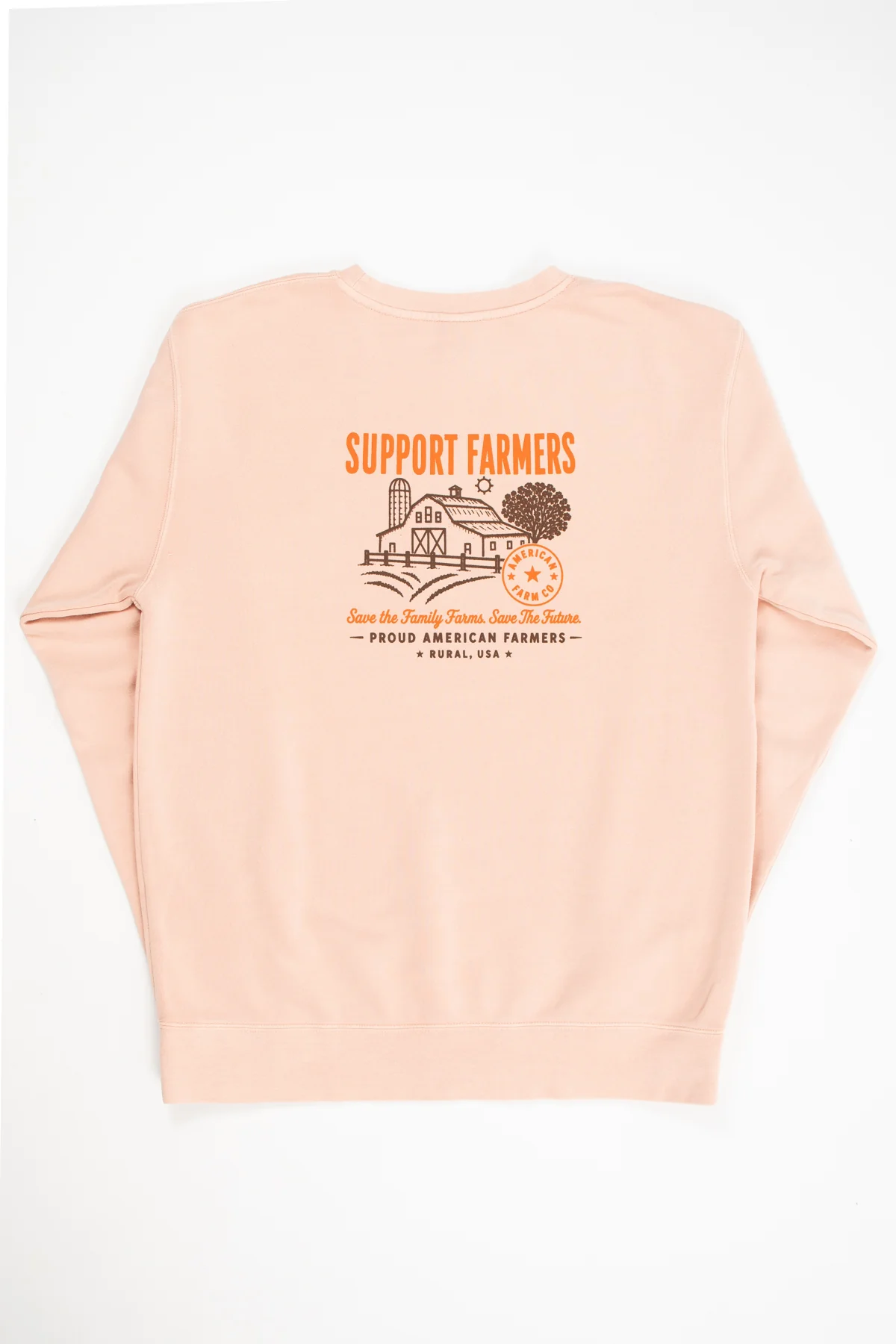 'Support Farmers - Save the Family Farms' Crewneck - Image 4