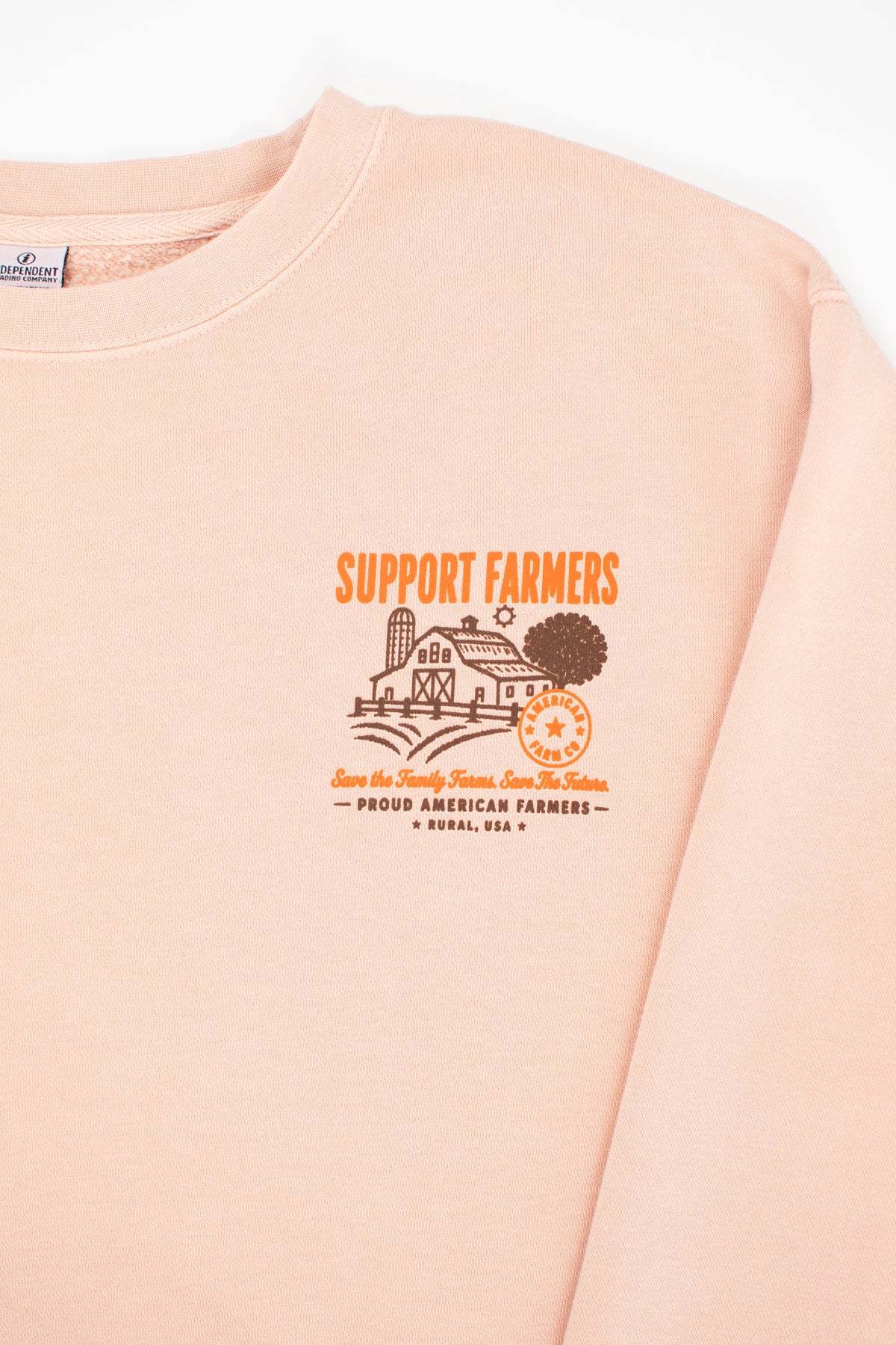 'Support Farmers - Save the Family Farms' Crewneck - Image 5
