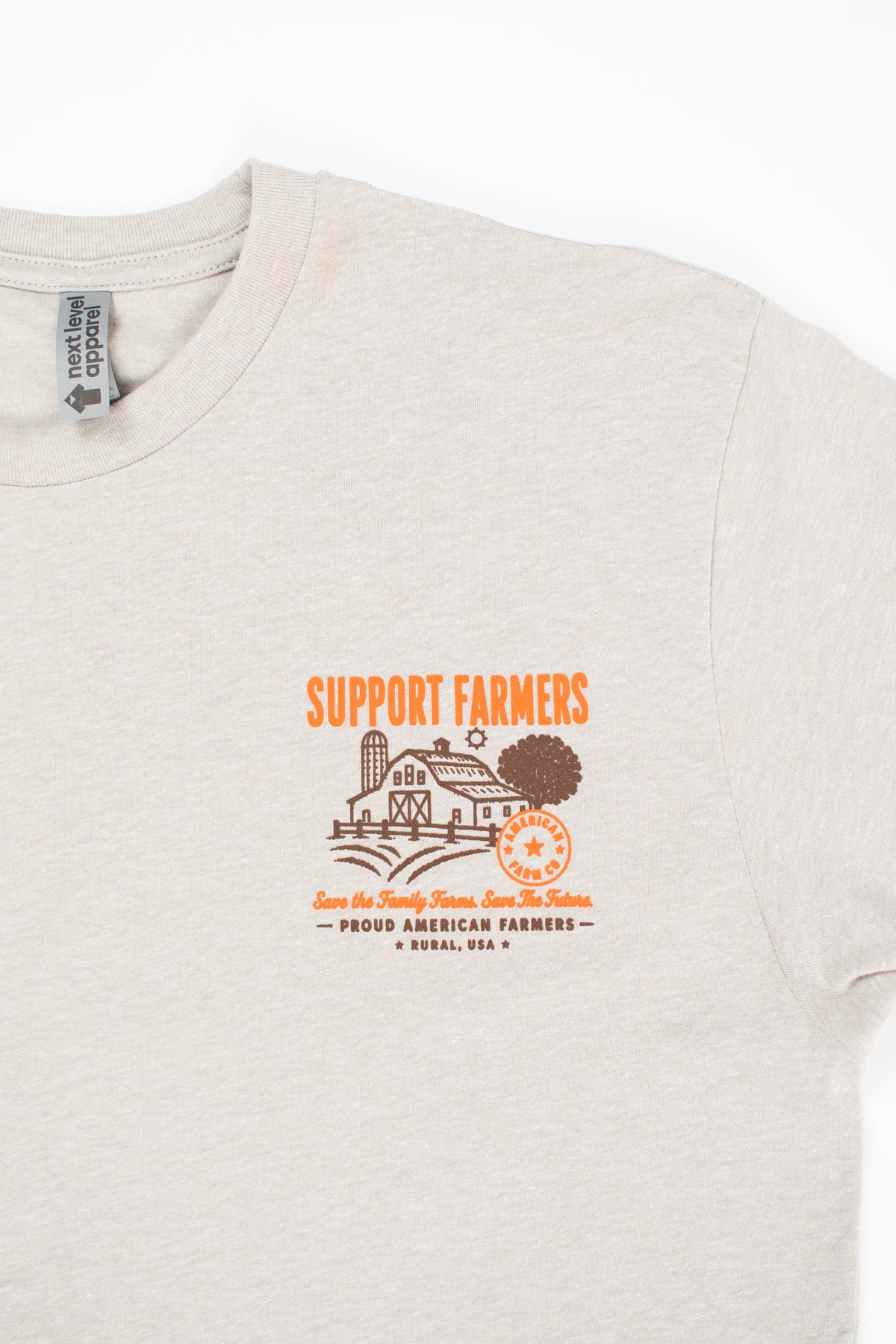 'Support Farmers - Save the Family Farms' T-Shirt - Image 5