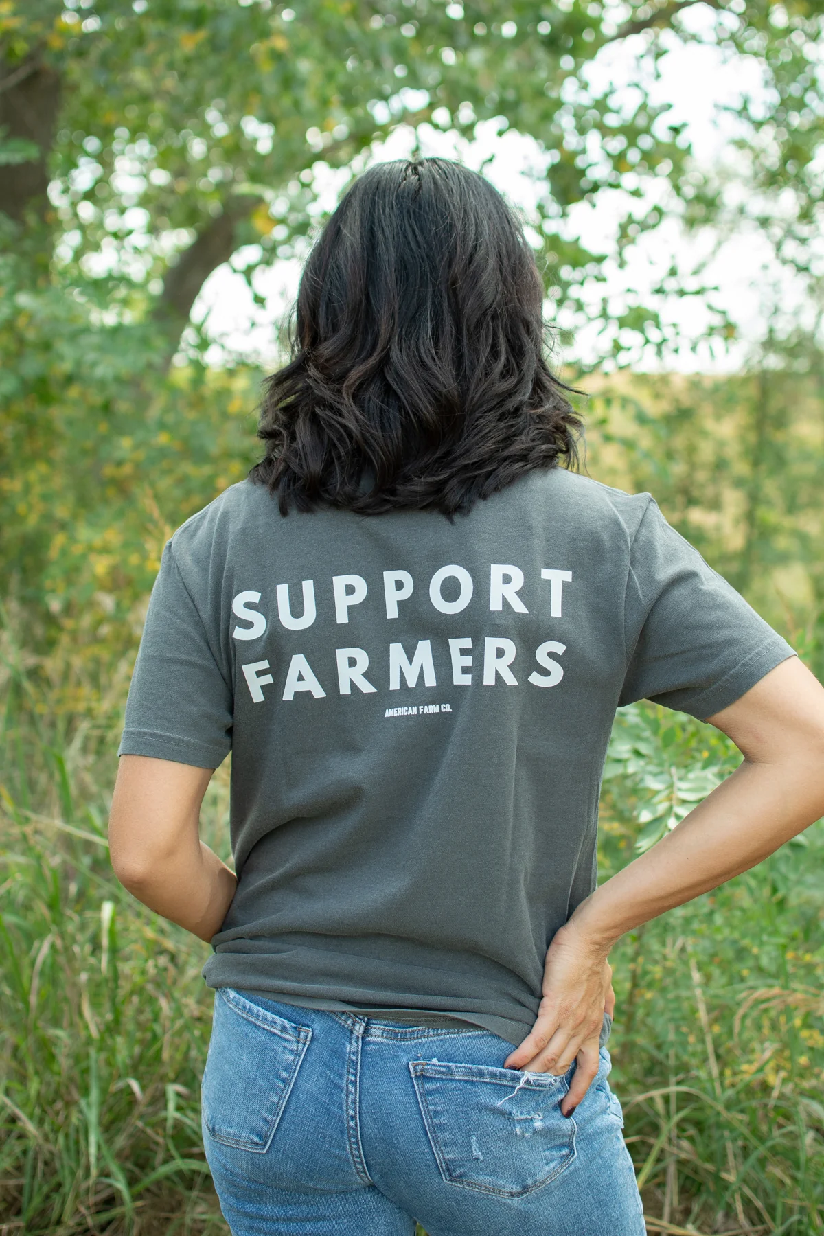 Support Farmers Wheat Tee - Image 2