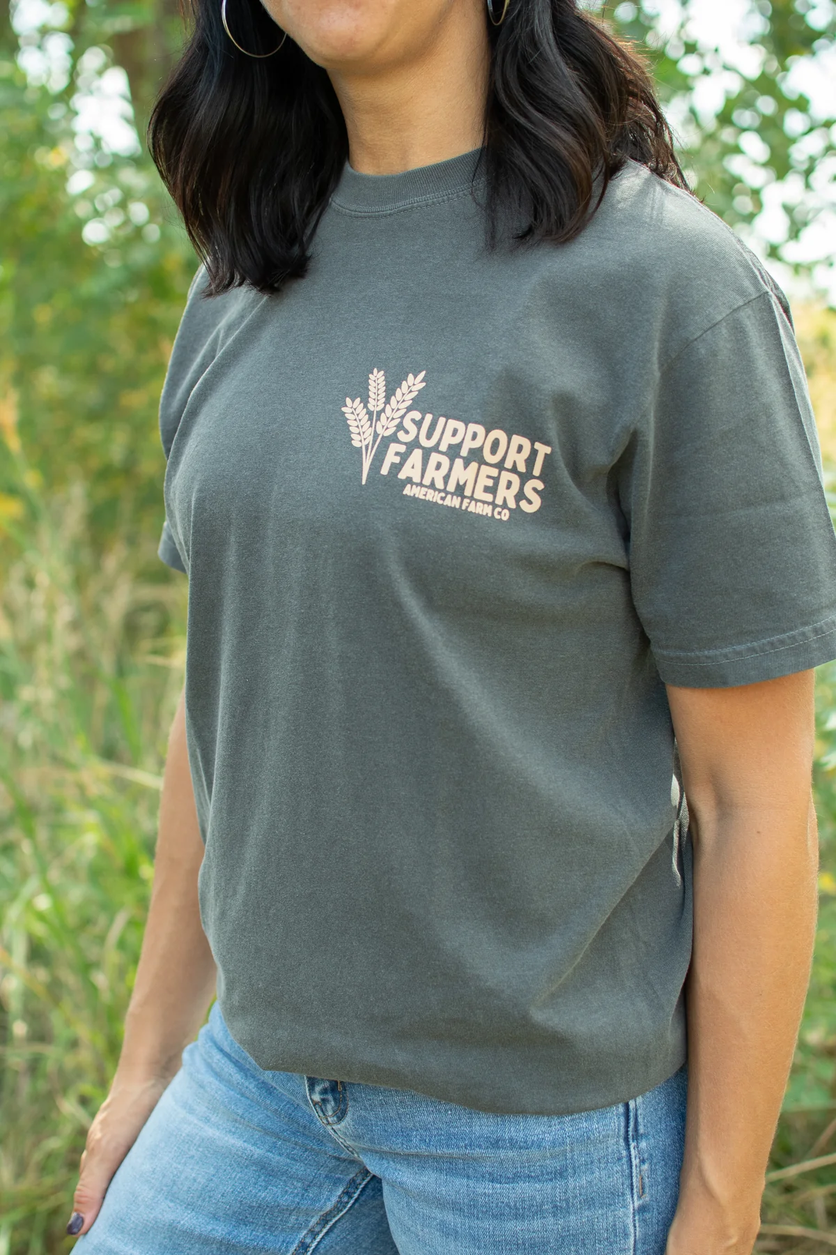 Support Farmers Wheat Tee - Image 3