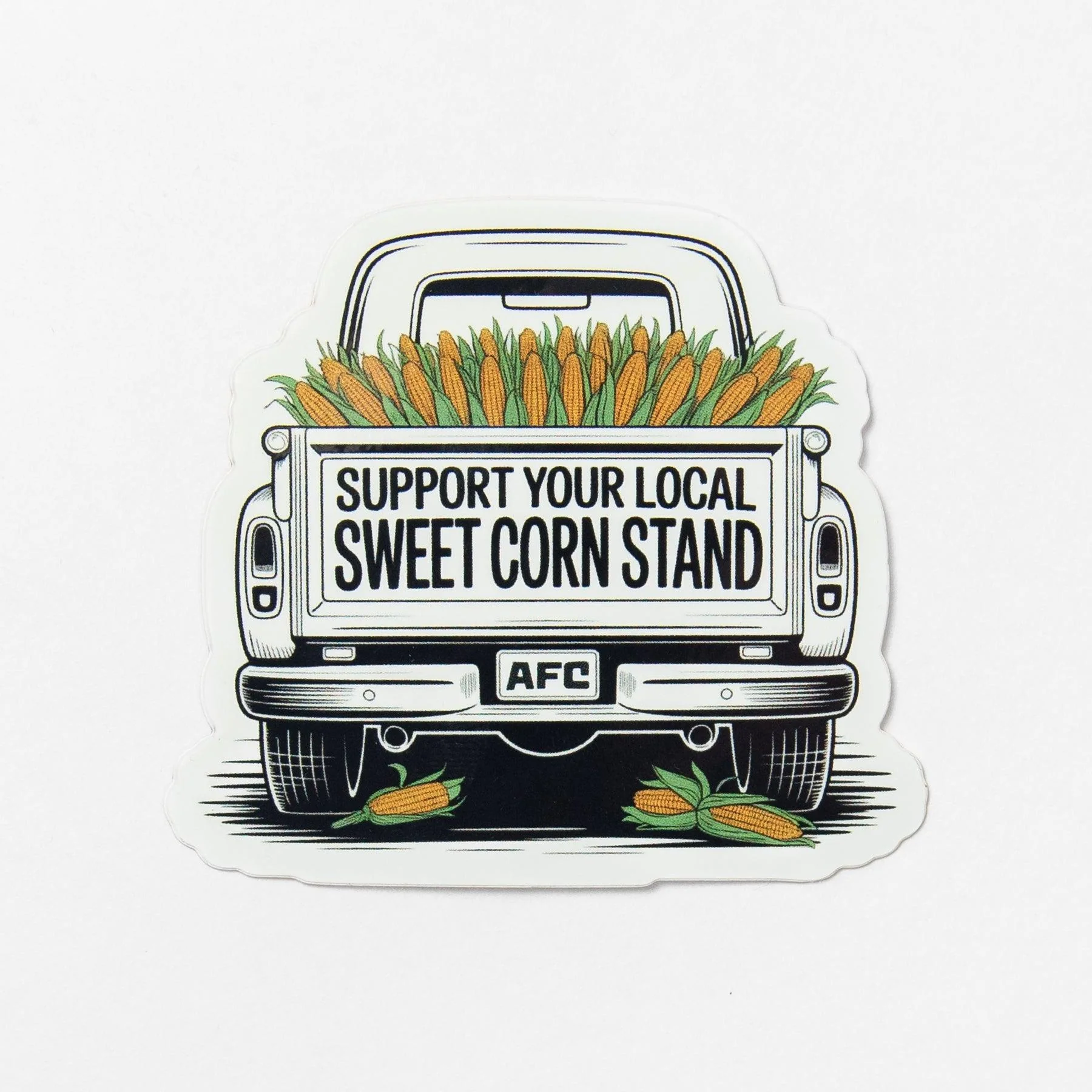 ‘Support Local Sweet Corn Stand’ Sticker