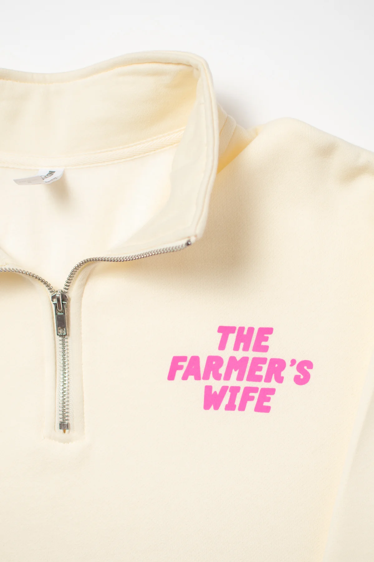 'The Farmer's Wife' Ivory 1/4 Zip - Image 3