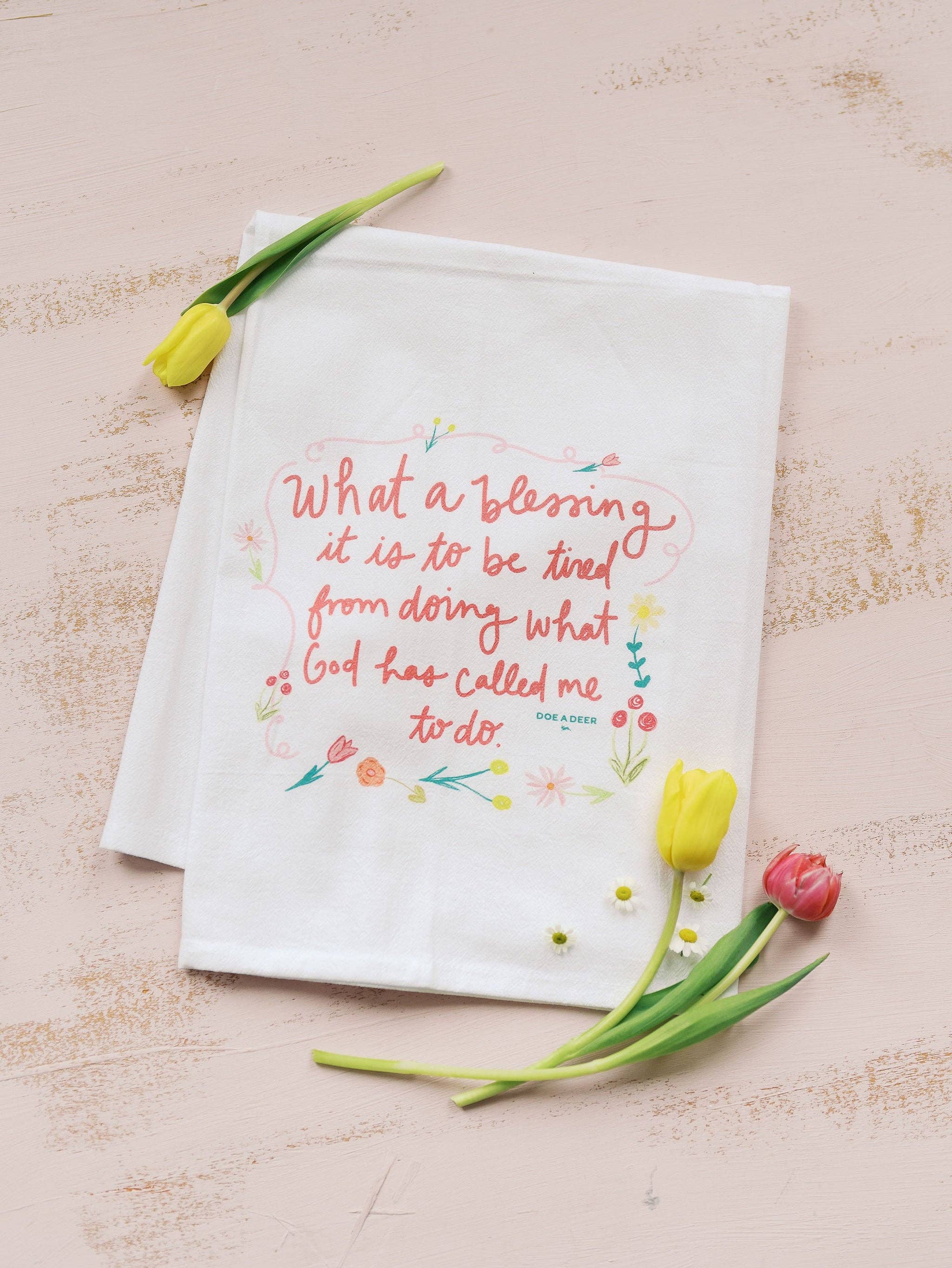 What A Blessing Flour Sack Towel - Image 4