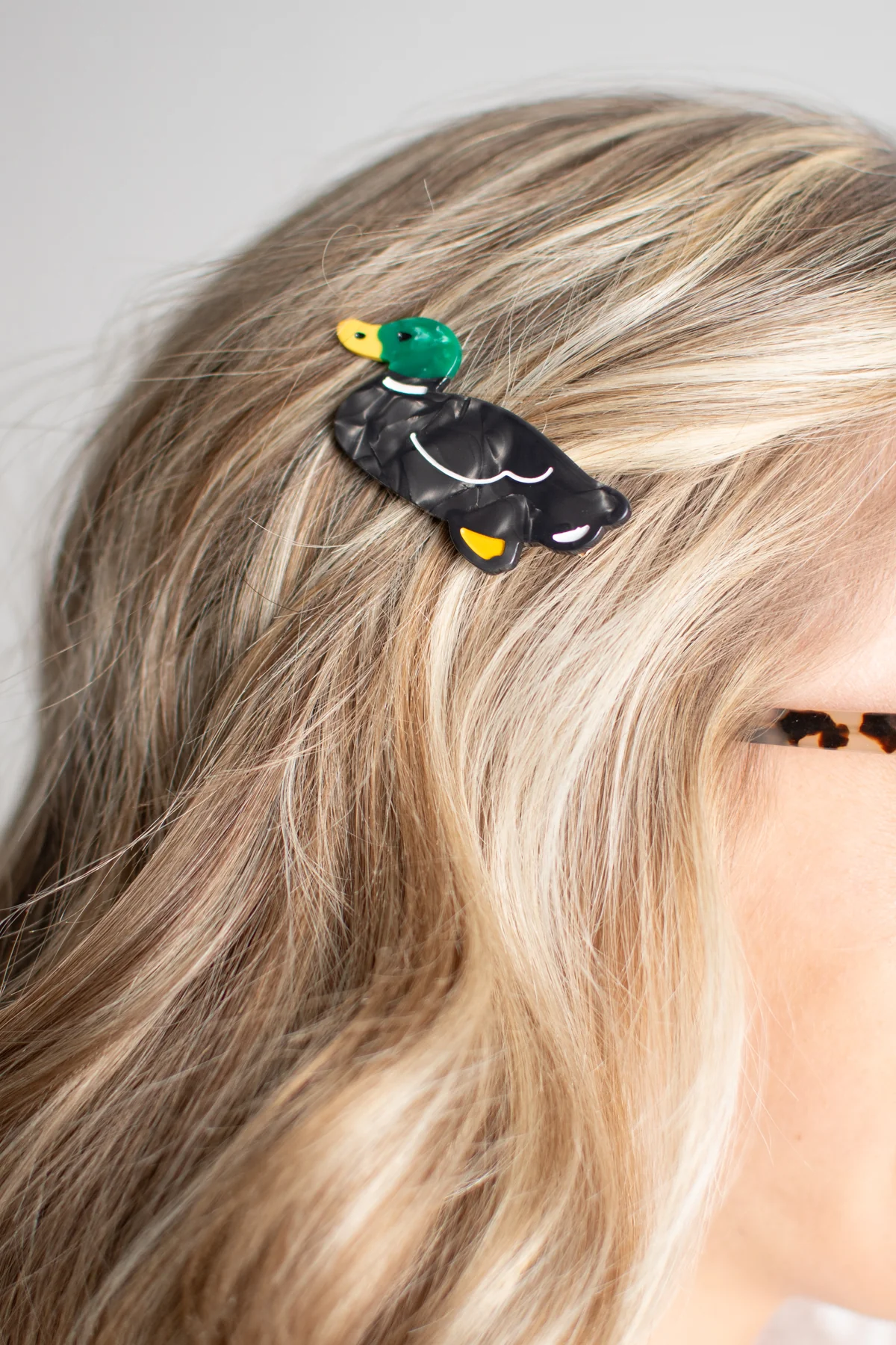 Whimsical Duck Alligator Hair Clips