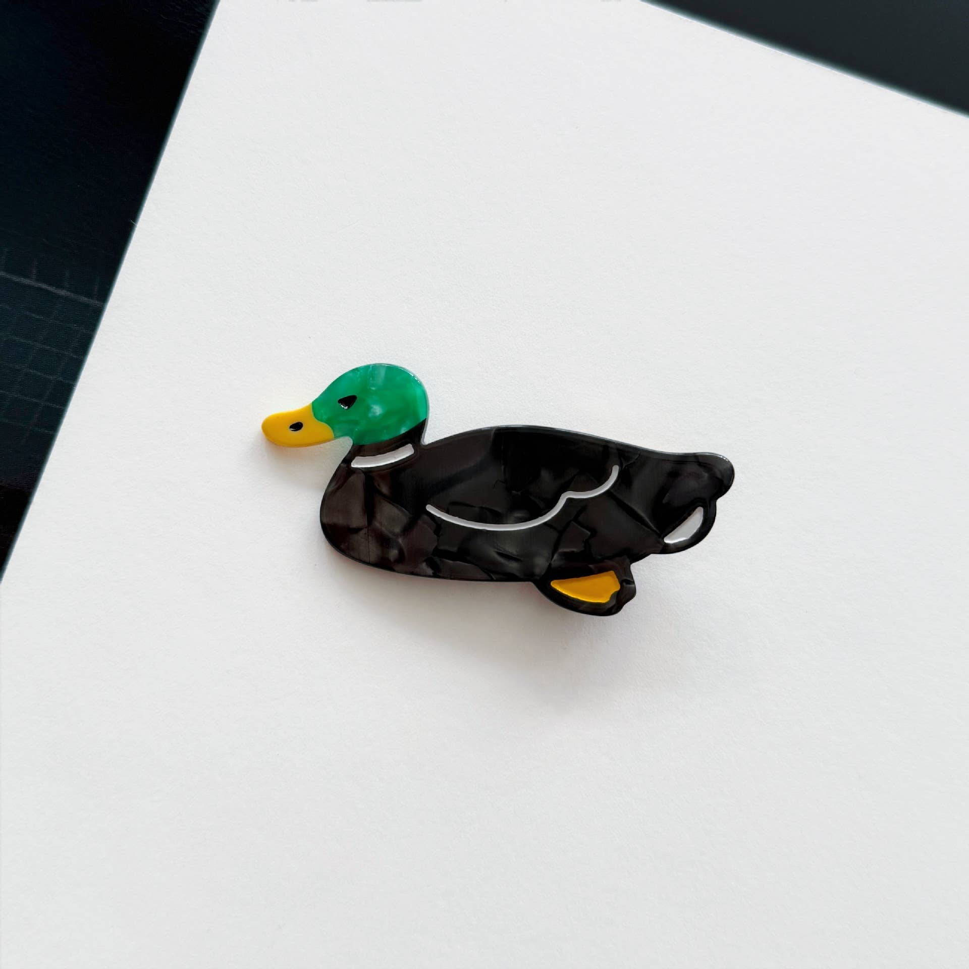 Whimsical Duck Alligator Hair Clips - Image 3