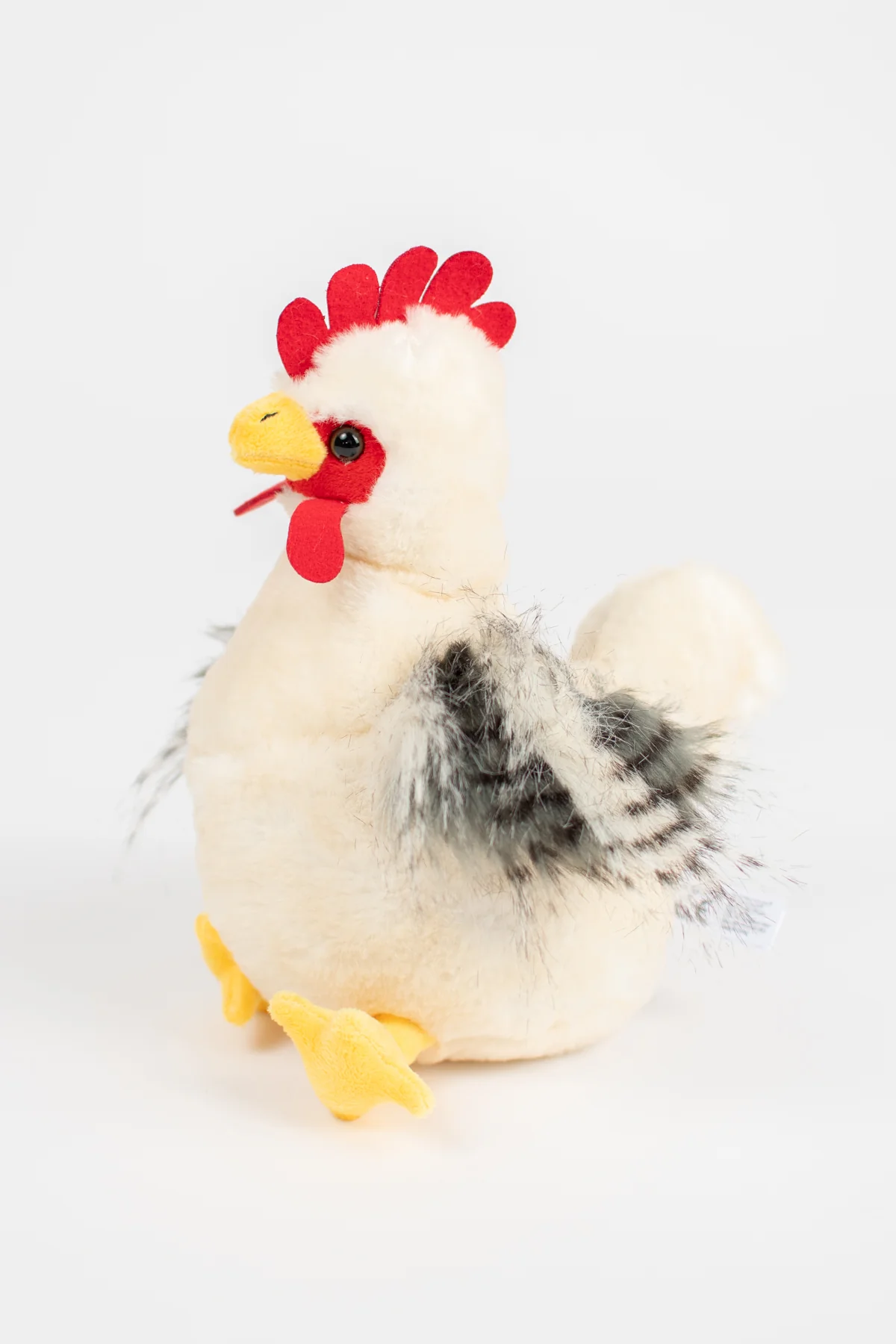White Chicken Stuffed Animal Plush - 9" - Image 2