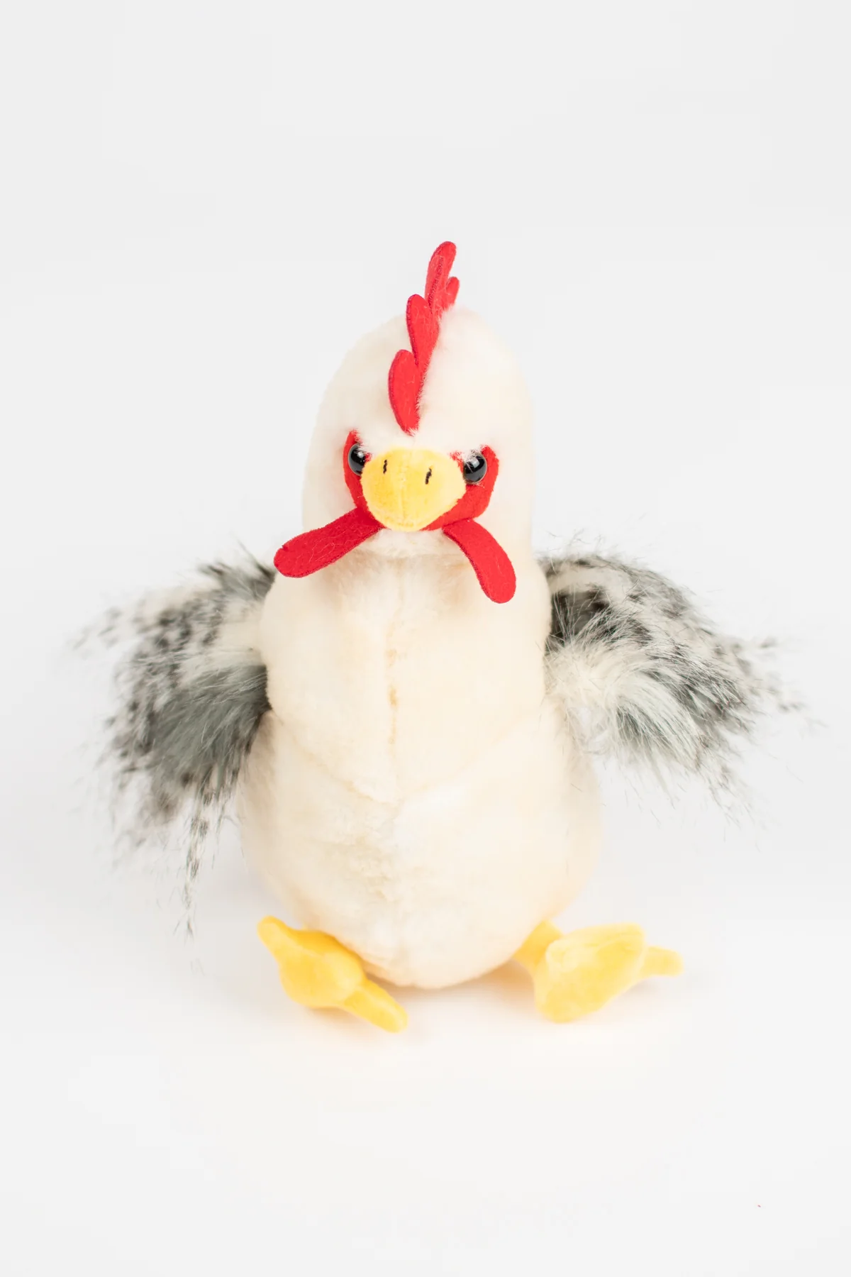 White Chicken Stuffed Animal Plush - 9" - Image 4
