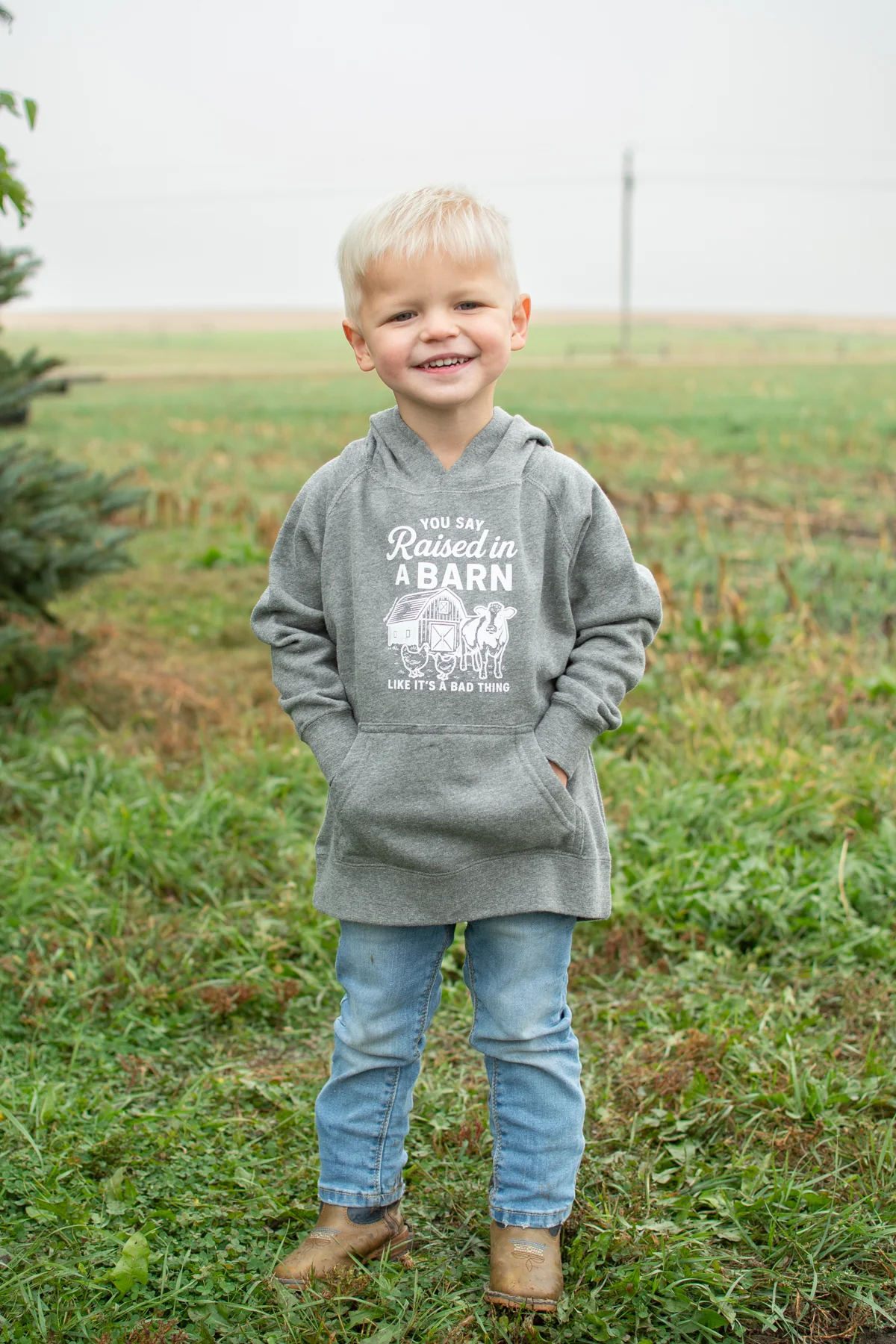 You said Raised in a Barn...' Toddler/Youth Hoodie